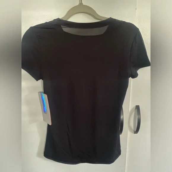 Gottex black activewear tee, XS - Picture 2 of 5